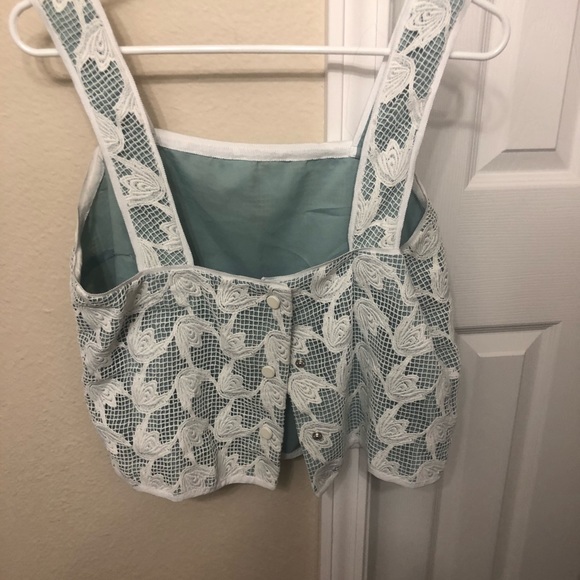 TORY BURCH crocheted top - Picture 2 of 4